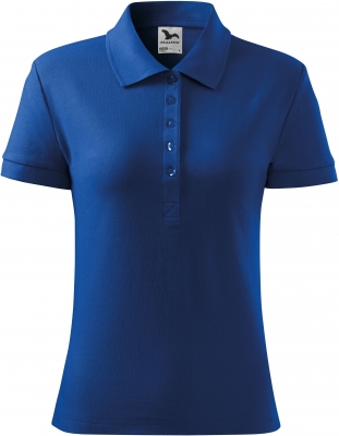 Tricou cotton polo, pentru dama, albastru regal, Malfini