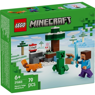 Aventura din Taiga a lui Steve 21583 LEGO Minecraft