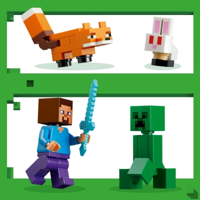 Aventura din Taiga a lui Steve 21583 LEGO Minecraft