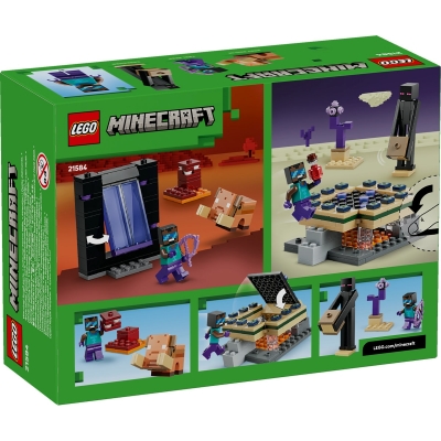 Calatorie prin portalurile Nether si End 21584 LEGO Minecraft