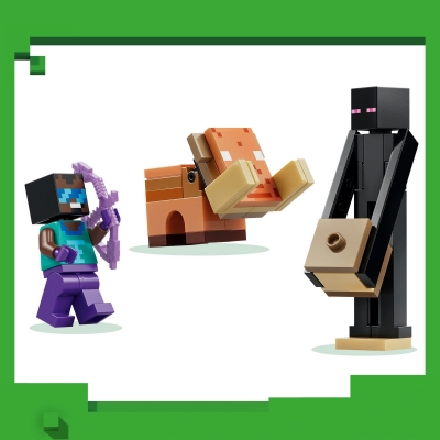 Calatorie prin portalurile Nether si End 21584 LEGO Minecraft