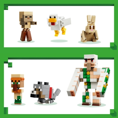 Atac in desert cu un jocheu de gaini 21592 LEGO Minecraft