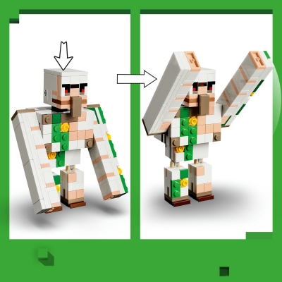 Atac in desert cu un jocheu de gaini 21592 LEGO Minecraft