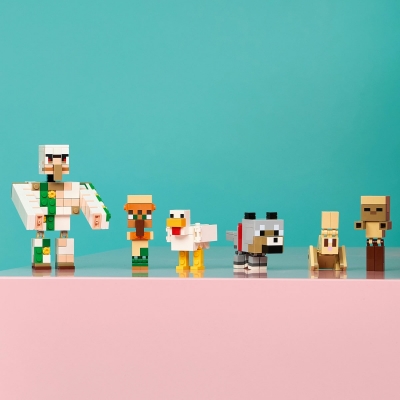 Atac in desert cu un jocheu de gaini 21592 LEGO Minecraft