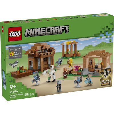 Atacul Evocatorilor asupra satului 21596 LEGO Minecraft