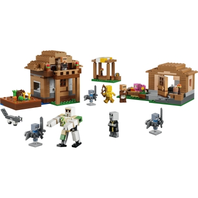 Atacul Evocatorilor asupra satului 21596 LEGO Minecraft