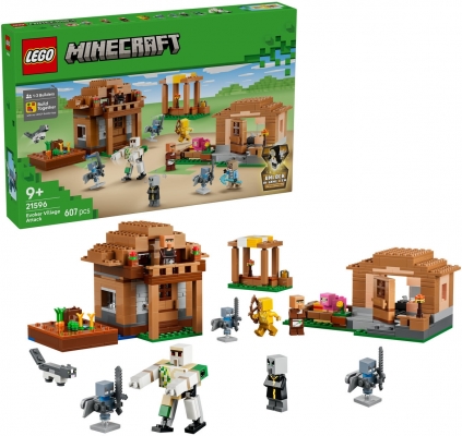 Atacul Evocatorilor asupra satului 21596 LEGO Minecraft