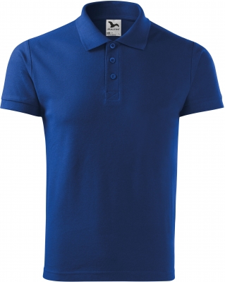 Tricou heavy cotton polo, pentru barbati, albastru regal, Malfini