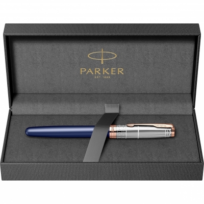 Stilou 18k BleuMarin penita M PGT Sonnet Royal Parker