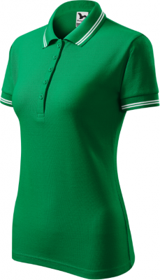 Tricou polo Urban pentru dama, verde mediu, Malfini