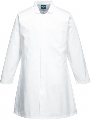 Halat industria alimentara Portwest, 1 buzunar, femei, alb