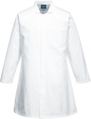 Halat industria alimentara Portwest, 1 buzunar, femei, alb