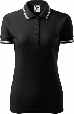 Tricou urban polo, pentru dama, negru, Malfini