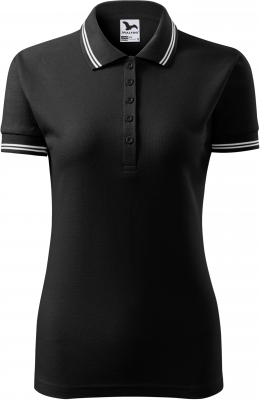 Tricou urban polo, pentru dama, negru, Malfini