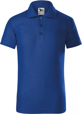 Tricou pique polo, pentru copii, albastru regal, Malfini