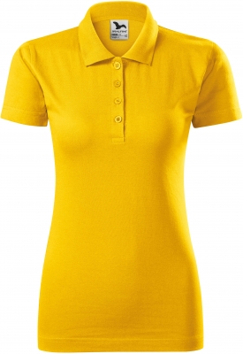 Tricou single J polo, pentru dama, galben, Malfini
