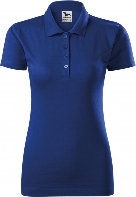 Tricou single J polo, pentru dama, albastru regal, Malfini