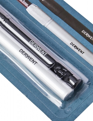 Prelungitor creion, lemn, 7 si 8 mm, blister, 2 buc/set Derwent Professional
