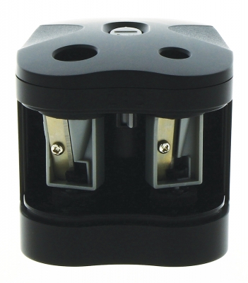 Ascutitoare electrica dubla, cu baterii, pentru birou, negru Derwent Professional