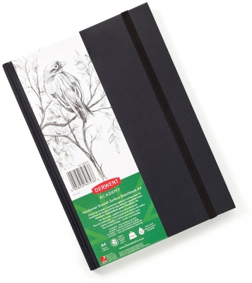 Caiet pentru schite si desen, A4, coperta dura, 128 coli, 135 gsm, hartie alba Derwent Academy