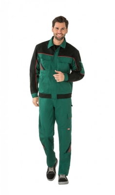 Geaca, verde / negru / rosu, Highline, Rock Safety