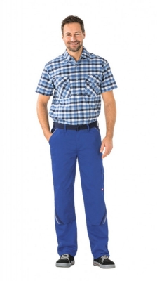 Pantaloni cu talie inalta, albastru regal / albastru marin / gri, Highline, Rock Safety