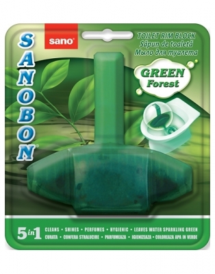 Odorizant WC Sano bon green 5 in 1 55 gr