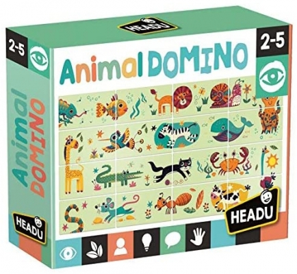 Puzzle Domino Animale Headu