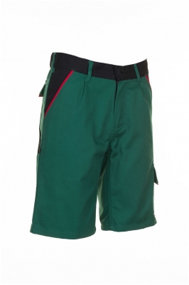 Pantaloni scurti, verde / negru / rosu, Highline, Rock Safety 