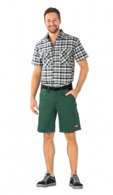 Pantaloni scurti, verde / negru / rosu, Highline, Rock Safety 