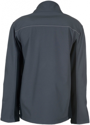 Jacheta softshell Highline, gri inchis / negru / rosu, Rock Safety