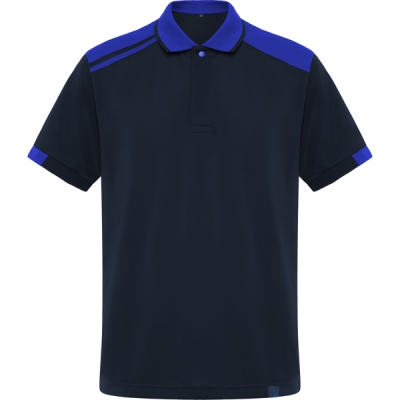 Tricou polo Samurai, unisex, Bleumarin/Albastru Royal, Roly