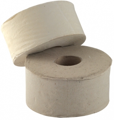 Hartie igienica 1 strat gri  19 cm x 125 m 12 role/bax Mini Jumbo