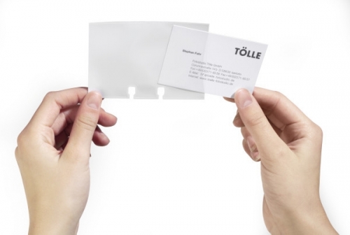 Rezerve suport carti de vizita Visifix 40 buc/set Durable