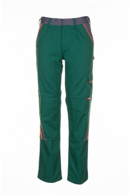 Pantaloni cu talie inalta, verde / portocaliu / gri, Visline, Rock Safety