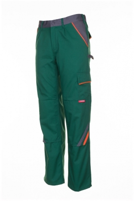 Pantaloni cu talie inalta, verde / portocaliu / gri, Visline, Rock Safety