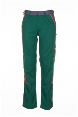 Pantaloni cu talie inalta, verde / portocaliu / gri, Visline, Rock Safety