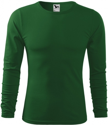 Tricou cu maneca lunga, 160 g/m2, pentru barbati, verde, Malfini