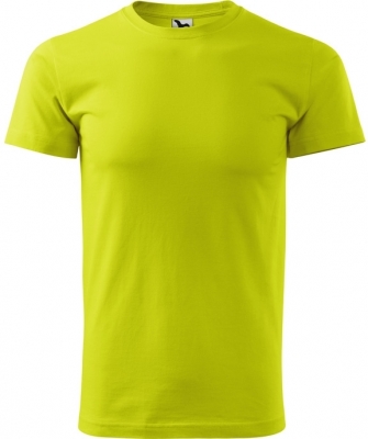 Tricou cu gat rotund, pentru barbati, lime, Malfini
