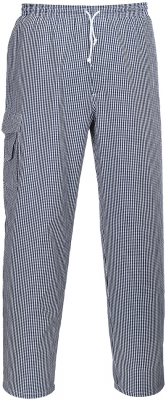 Pantaloni, bleu check, regular, Chester Chefs, Portwest 