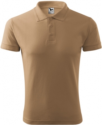 Tricou pique polo, 200 g/m2, pentru barbati, nisip, Rock Safety 