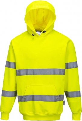Tricou Hi-Vis, cu gluga, galben, Regular, Portwest 