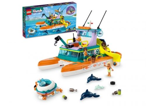 Barca de salvare pe mare 41734 LEGO Friends