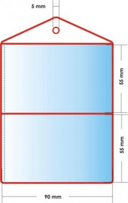 Suport card dublu, 0.18mm grosime