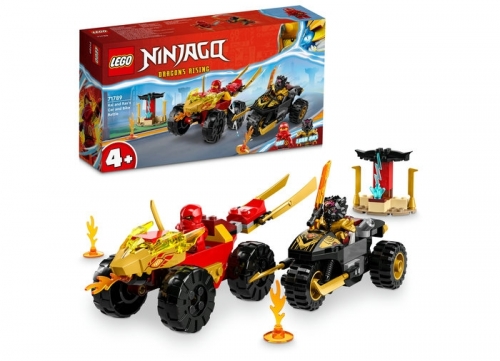Masina lui Kai si motocicleta lui Ras 71789 LEGO NINJAGO