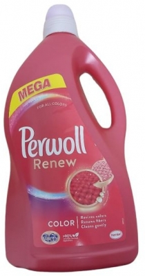 Detergent lichid pentru rufe, Renew Color, 68 spalari, 3.74 L, Perwoll