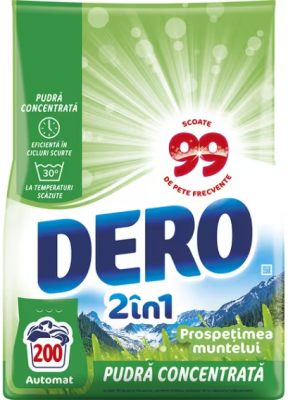 Detergent rufe automat, prospetimea muntelui, 15kg, Dero