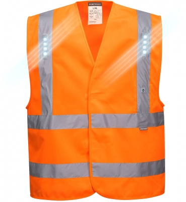 Vesta Hi-Vis LED, portocaliu, regular, vega, Portwest
