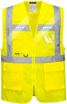 Vesta Hi-Vis LED, galben, regular, Orion Executive, Portwest 