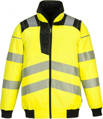Jacheta Hi-Vis pilot 3 in 1, galben/negru, regular, PW3, Portwest